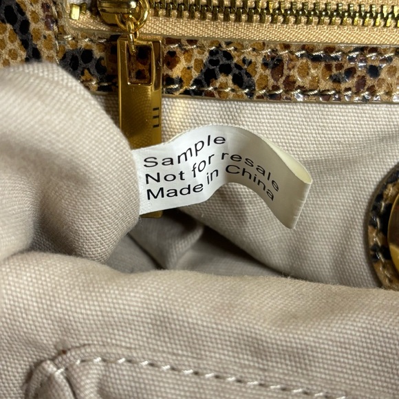 Tory Burch Python Snake Skin Bag - Sample - Picture 2 of 8